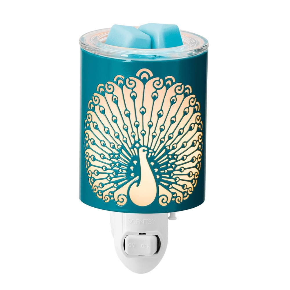 Fancy Feathers Peacock Mini Wax Warmer